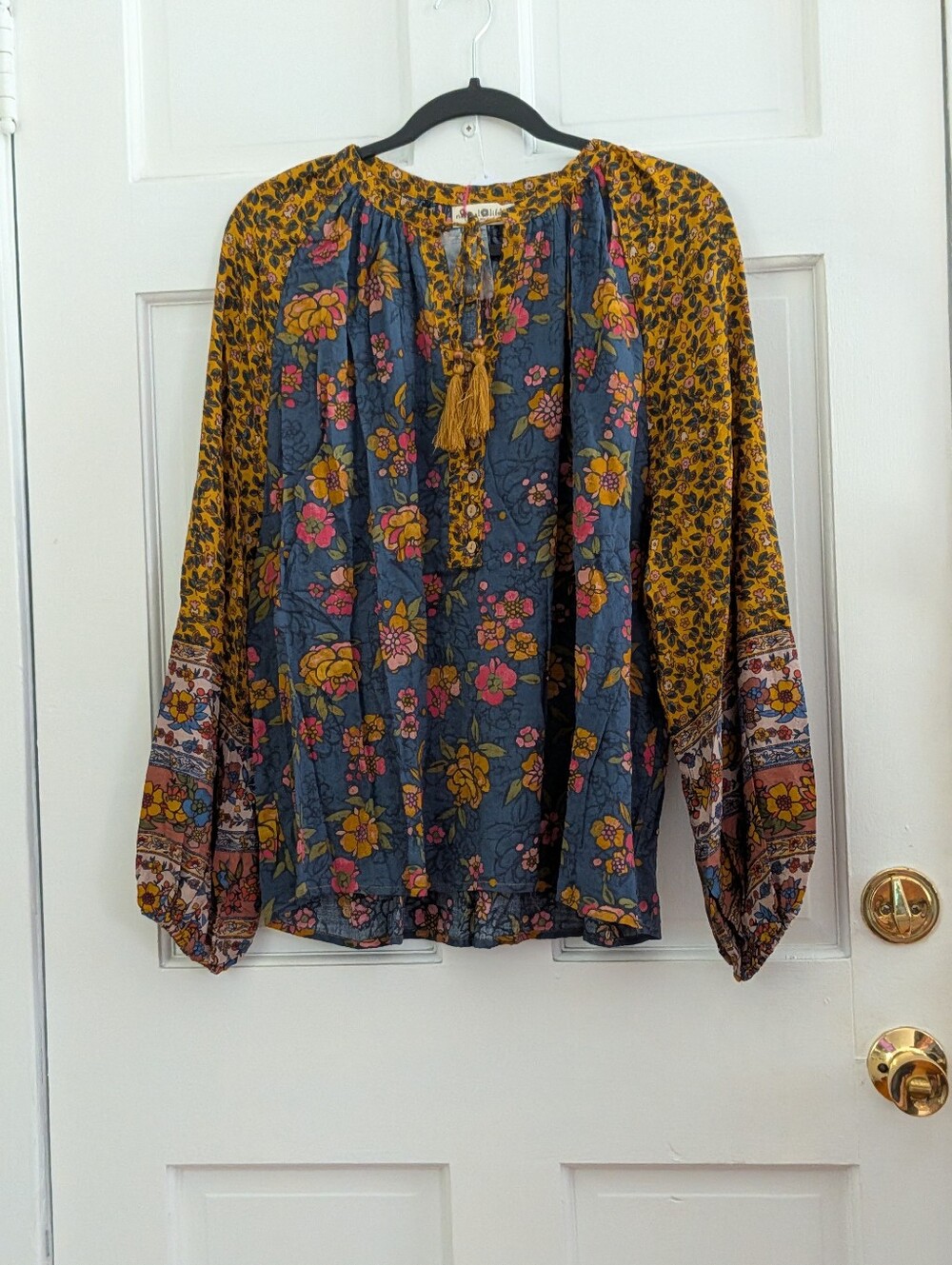 Natural Life NWT Floral Boho Blouse & Maxi Skirt Matching Set - Picture 2 of 10